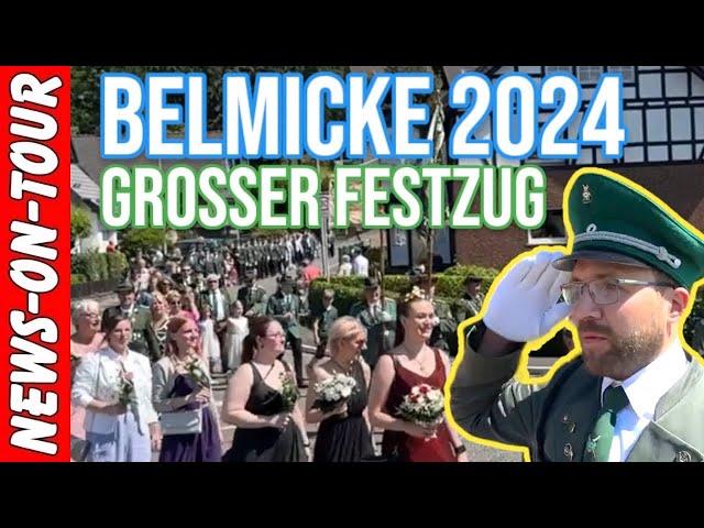 Belmicke 2024: Großer Festzug  Schützenverein Hohe Belmicke ( 1921 e.V.) So. 9.6.2024) NRW Oberberg