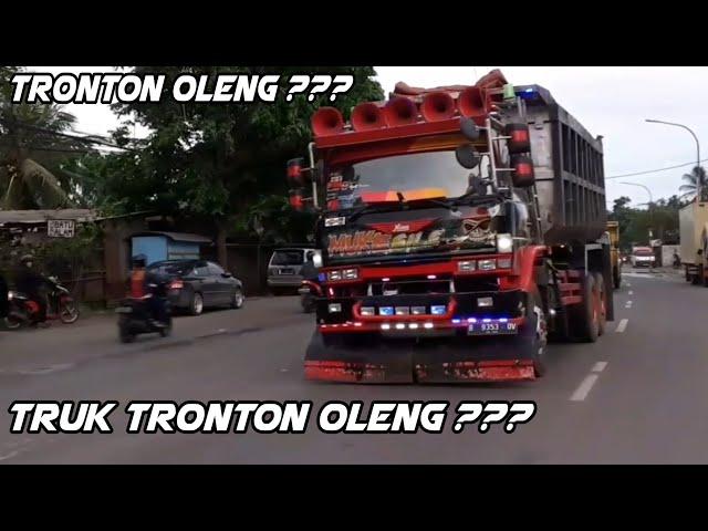 Viral truk tronton oleng