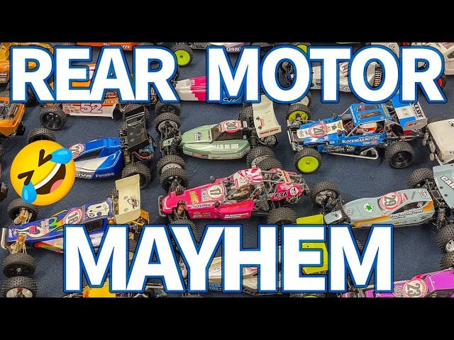 Rear Motor MAYHEM!  Carnosa RC Park RWD杯第2戦 リアモーター2WDラジコンのレース Genova, Dirt Master, BBX and more!