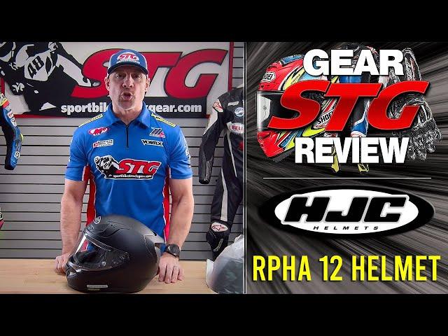 HJC RPHA 12 Motorcycle Helmet Review from SportbikeTrackGear.com