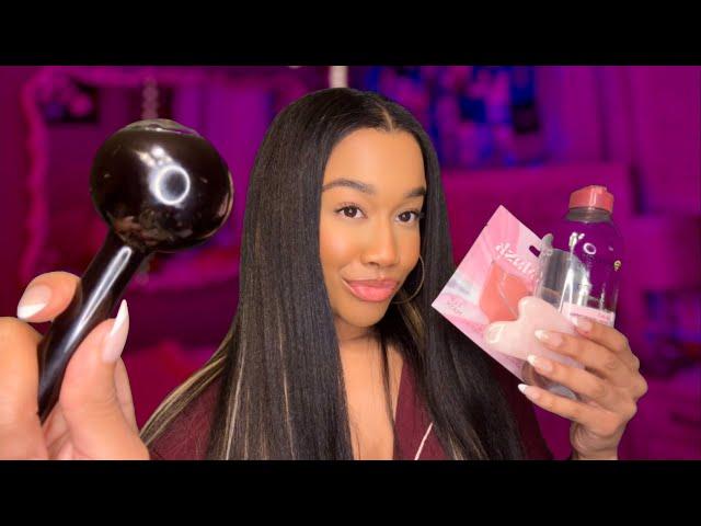ASMR Giving You a $5 Facial at a Sleepover ‍️ *Im a Scammer | ASMR Skincare Role-play