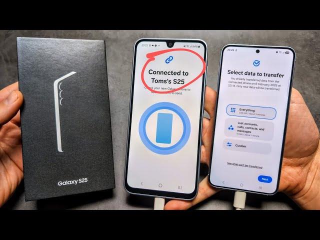 Samsung Galaxy S25 / S25 Ultra - Transfer Data from Old Phone ( Samsung Smart Switch)