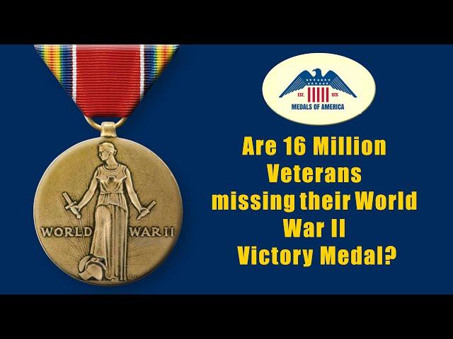 World War II Victory Medal (Victory Ribbon), Why don't World War II (WW2) Veterans' have one??