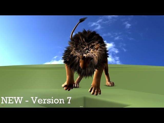 Lion Digging 3D Animation | Draft 7