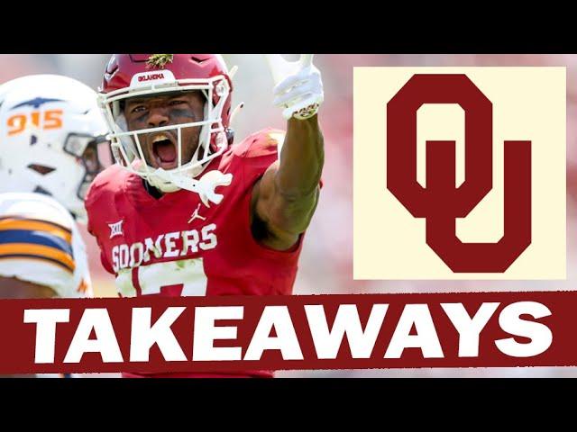 Takeaways from Oklahoma's Win Over UTEP