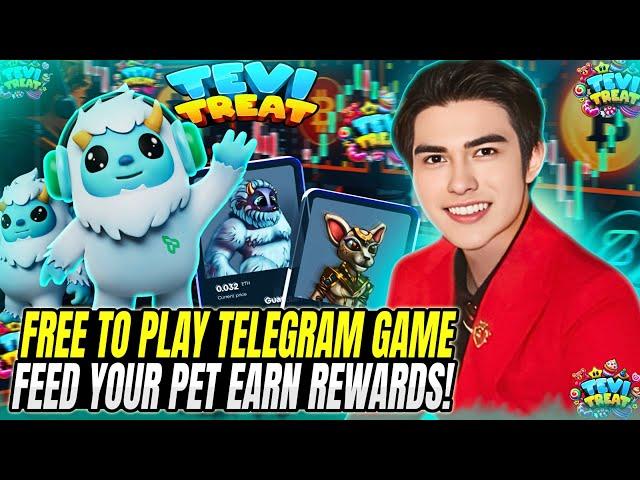 TEVITREAT FREE TO PLAY AND EARN TELEGRAM GAME BOT P2E FEED YOUR PET