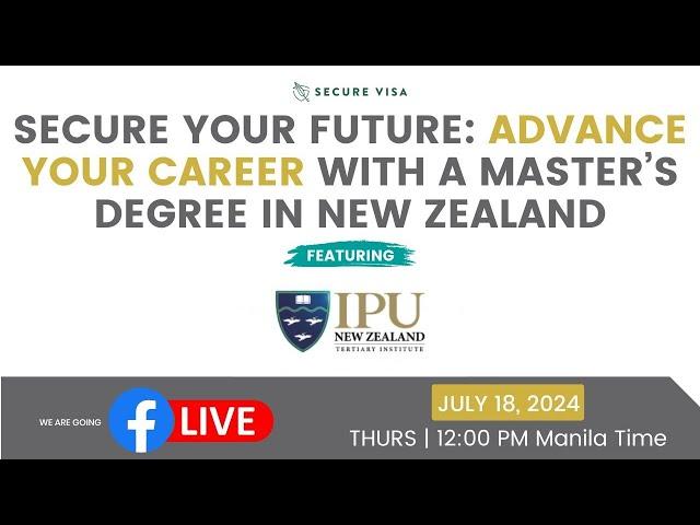 Experience Excellence: Advance Your Career with a Master's Degree in New Zealand!