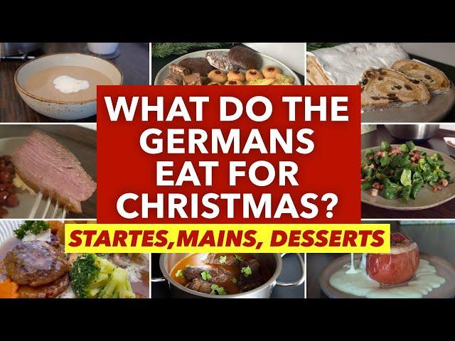 German Christmas Food Traditions 2 - German Christmas Dinner Menu