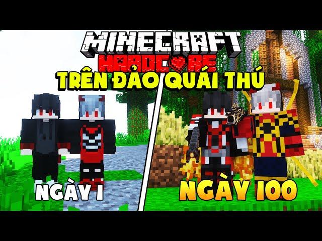 KiraMC Tóm Tắt 100 Ngày Minecraft Sinh Tồn Siêu Khó Trên Đảo Quái Thú Cùng Cá Rán Songfish !!