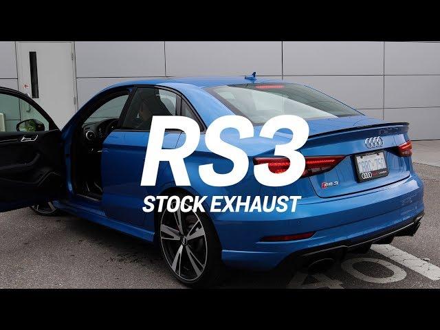 2018 Audi RS3 Exhaust Sound - Start Up, Revs & Fly-By (400HP & STOCK)