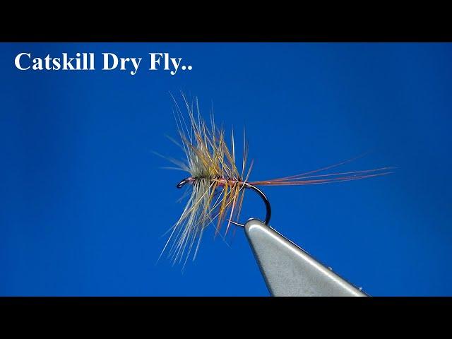 Tying a Catskill Dry Fly the Bivisable Pink Lady with Davie McPhail