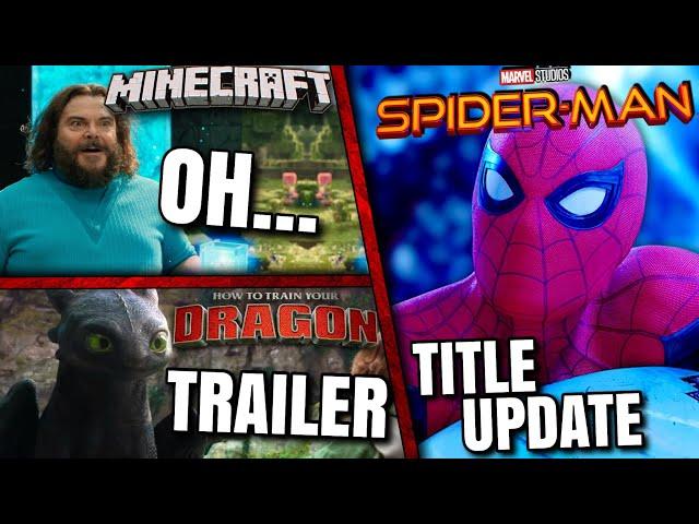 Spider-Man 4 Title Update, Minecraft Trailer 2, How To Train Your Dragon Trailer & MORE!!