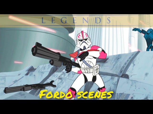 All Captain Fordo scenes - Clone Wars