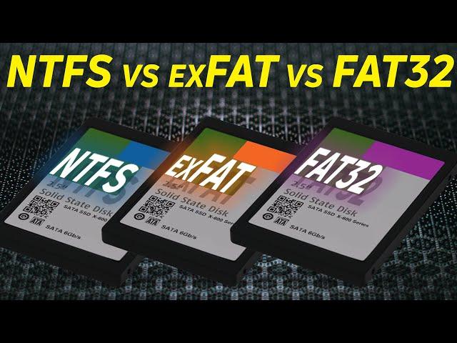 NTFS vs FAT32 vs exFAT - Everything You Need To Know