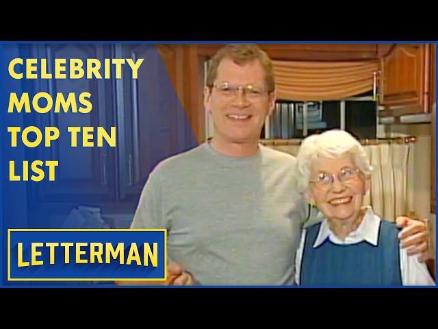 Brad Pitt's Mom Helps Present A Mother's Day Top Ten List | Letterman