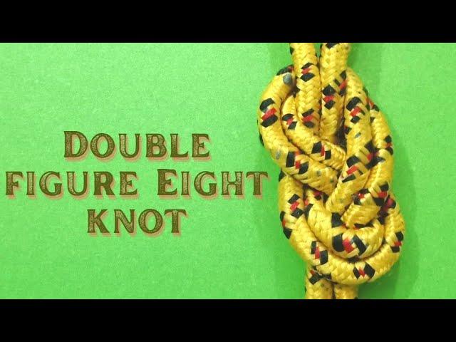 Simple double figure Eight knot / try knot and craft
