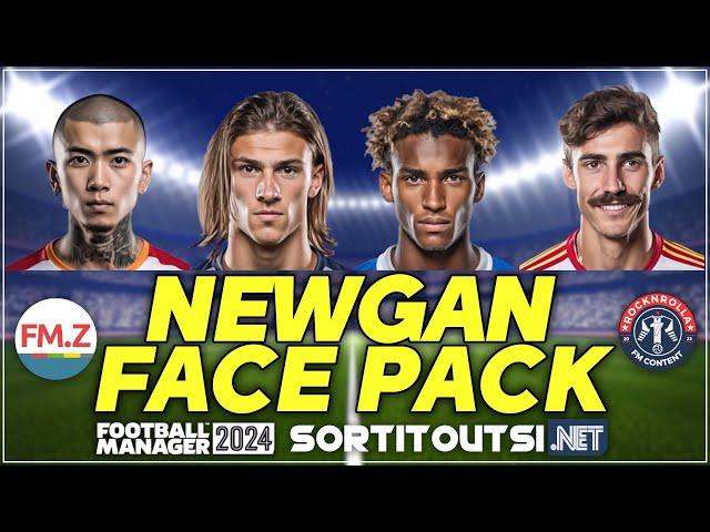 Check out this FANTASTIC UltraRealistic NEWGAN Face Pack for Football Manager 2024