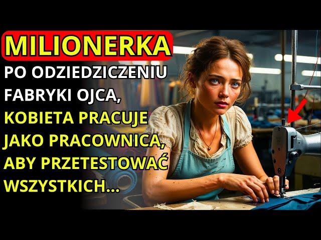 PO ODZIEDZICZENIU FABRYKI PO OJCU, KOBIETA PRACUJE JAKO PRACOWNICA, ABY PRZETESTOWAĆ WSZYSTKICH...