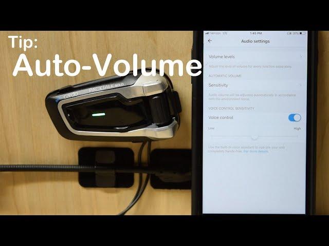 Cardo PACKTALK/BOLD - More Volume and "Auto-Volume" Feature