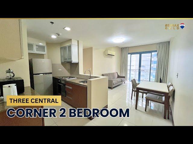 THREE CENTRAL | Corner 2 Bedroom Condo for Sale in Makati