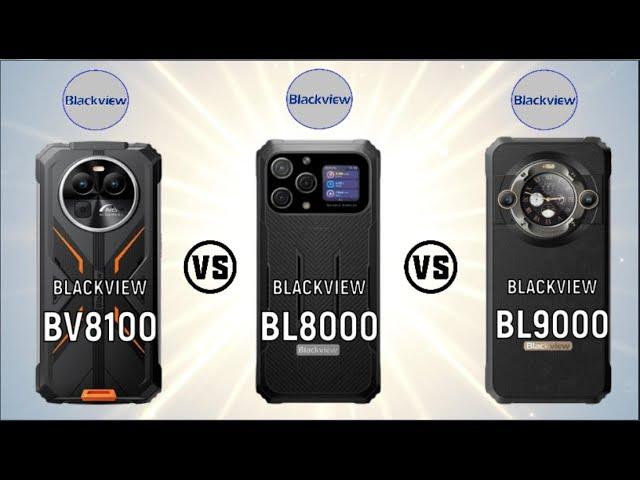 Blackview BV8100 vs Blackview BL8000 vs Blackview BL9000 || Full Comparison  Which one is Best...