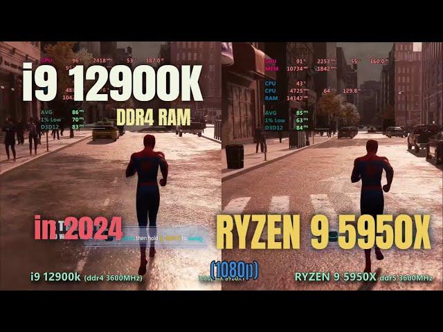 i9 12900k vs ryzen 9 5950x in 2024