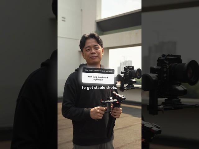 How to properly ninja walk with your gimbal