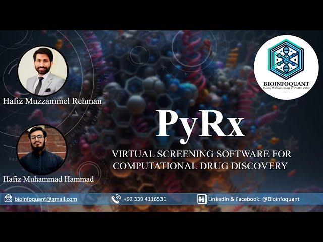 PyRx Tutorial | Exploring Virtual Screening with PyRx for Drug Discovery | BioInfoQuant Tutorial