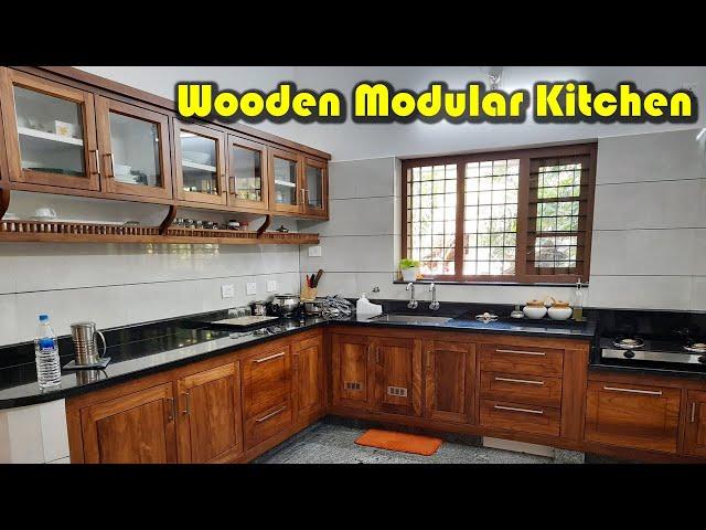 Latest Wooden Modular Kitchen | माड्यूलर किचन | Modern Kitchen Design Ideas with Wooden Cabinets