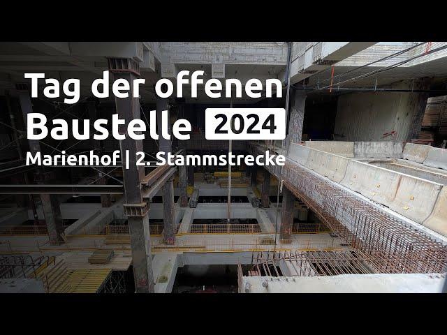 2. Stammstrecke | Tag der offenen Baustelle Marienhof 2024