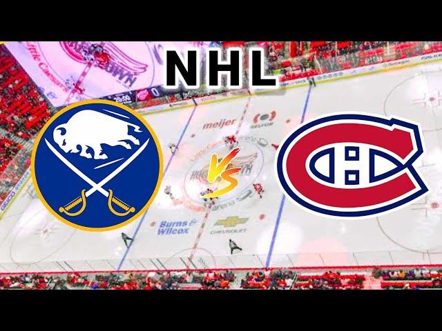 Buffalo Sabres vs Montreal Canadiens | 2025 NHL Live Play by Play Score