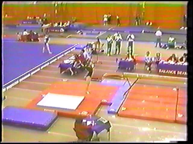 Kristin Wilde (CAN) - 1991 Cdn Nationals (Open Team) - V-UB-BB-FX
