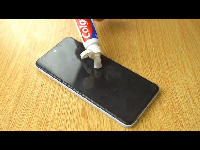 Rub Toothpaste on Your PHONE Screen and THIS Happens!