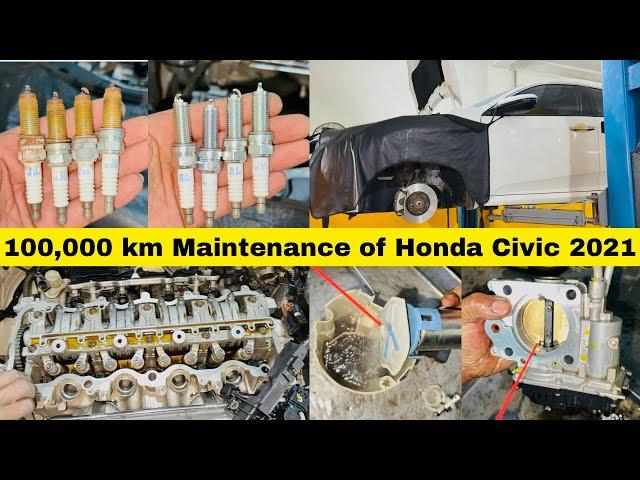 100,000 km Maintenance on Honda Civic 2021: What You Need to Know