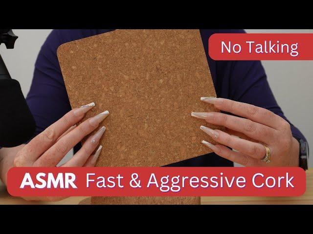 ASMR Fast & Aggressive Cork Tapping & Scratching ️ - Deep Tingles Guaranteed