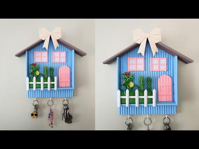 Beautiful Key Stand Ideas | How to Make Key Holder with Waste Paper