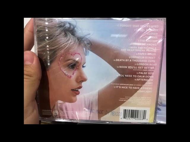 LOVER Taylor Swift Tracklist