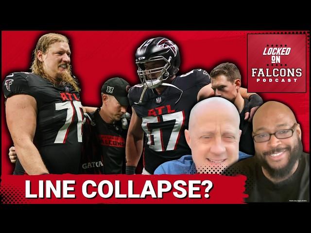 Can Atlanta Falcons overcome offensive line injuries to Kaleb McGary and Drew Dalman?