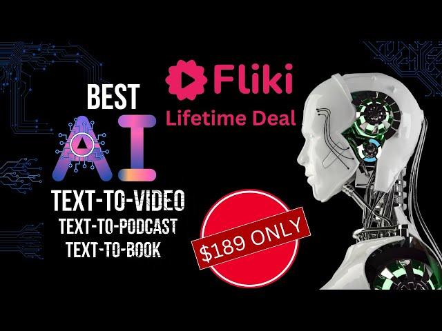 Fliki Appsumo Lifetime Deal - Best AI-based Text-to-Video | Text-to-Podcasts | Text-to-Books