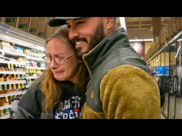 Surprising Random Strangers with a Years Worth of Groceries *EMOTIONAL*