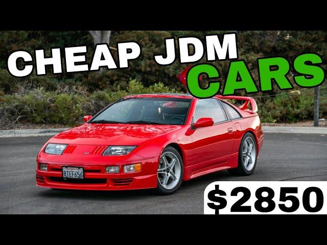 12 Best JDM Cars Under $5k | Cheap JDM Cars