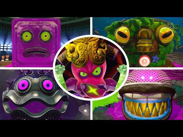 Splatoon - All Bosses (No Damage)