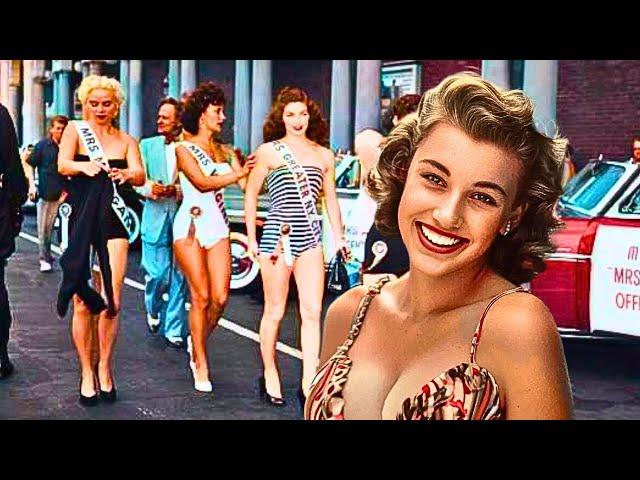 1950s USA - Real Street Scenes of Vintage America - Colorized