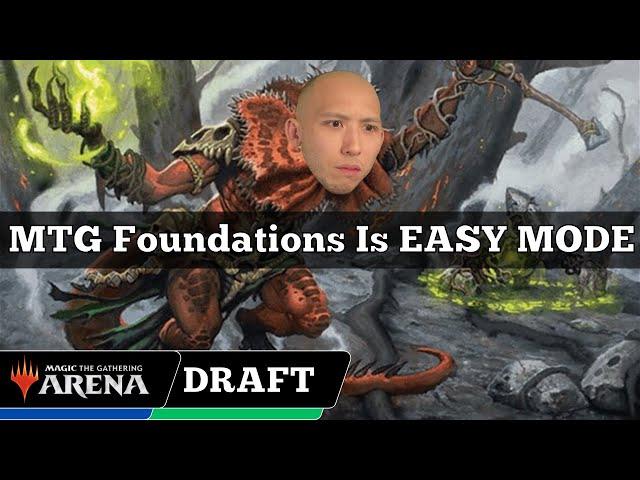 MTG Foundations Is EASY MODE | MTG Foundations Draft | MTG Arena