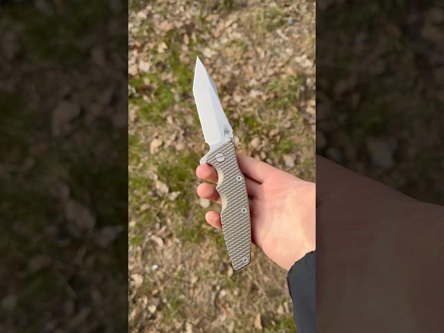 Rick Hinderer Eklipse Tanto Tri-Way Full Titanium Bead Blast Bronze Textured Lockside CPM-20CV