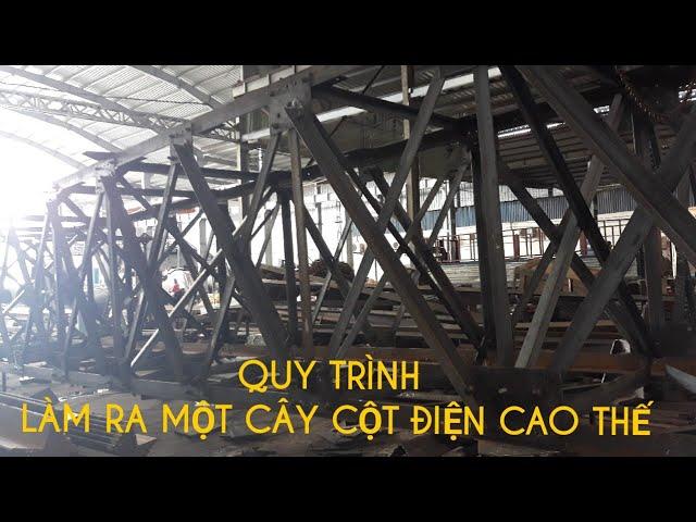 Quy trình làm ra một cây cột điện cao thế,ngày đầu tiên quay trở lại làm việc sau thời gian nghỉ