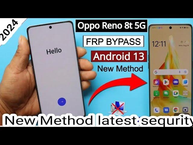 All Oppo Frp Bypasss | Oppo Reno8 T 5G Frp unlock Without pc | Cph2505 Frp Bypasss latest sequrity |