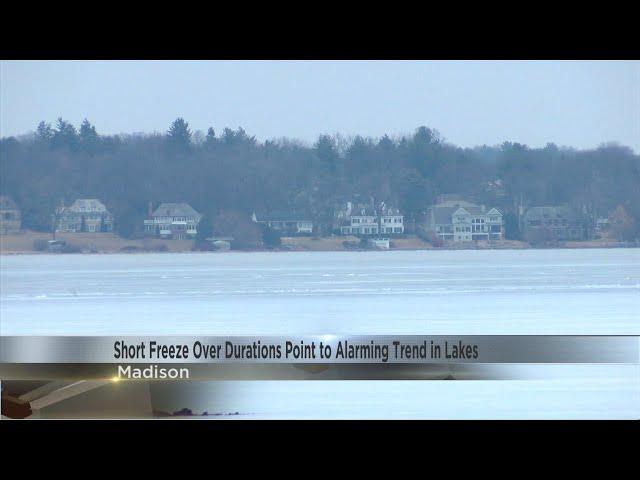 Shorter ice cover durations on lakes point to 'alarming trend'