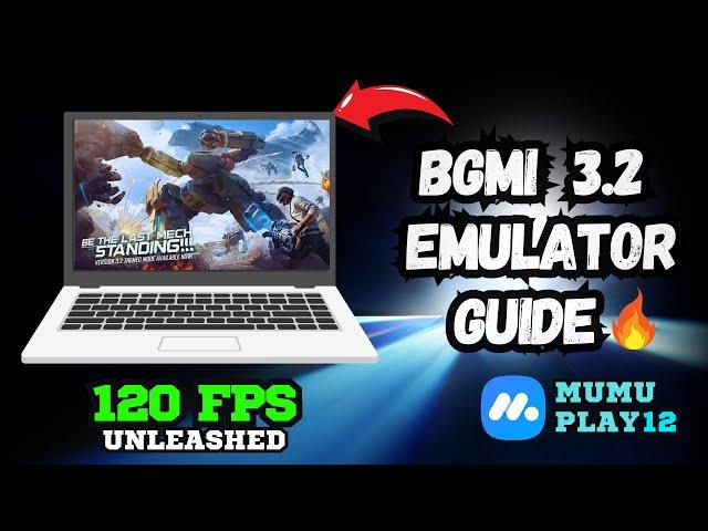 How to play BGMI 3.2 in emulator | Enable 120 FPS Ultra HDR | Mumu Play 12 #bgmi #bgmiemulator