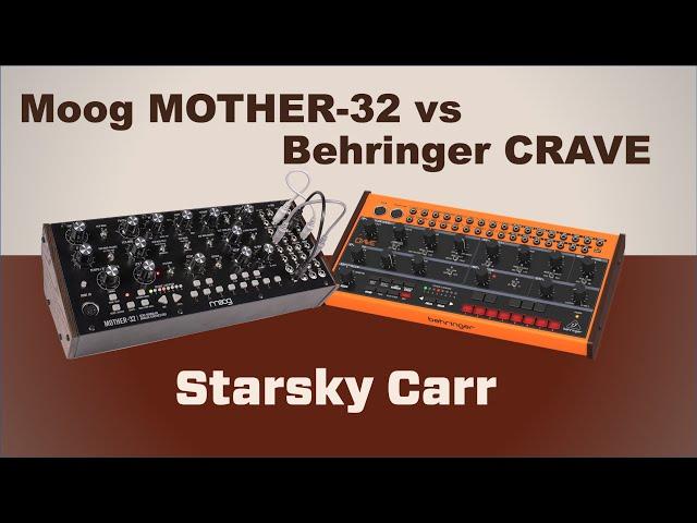 Behringer CRAVE vs Moog MOTHER-32: The definitive comparison